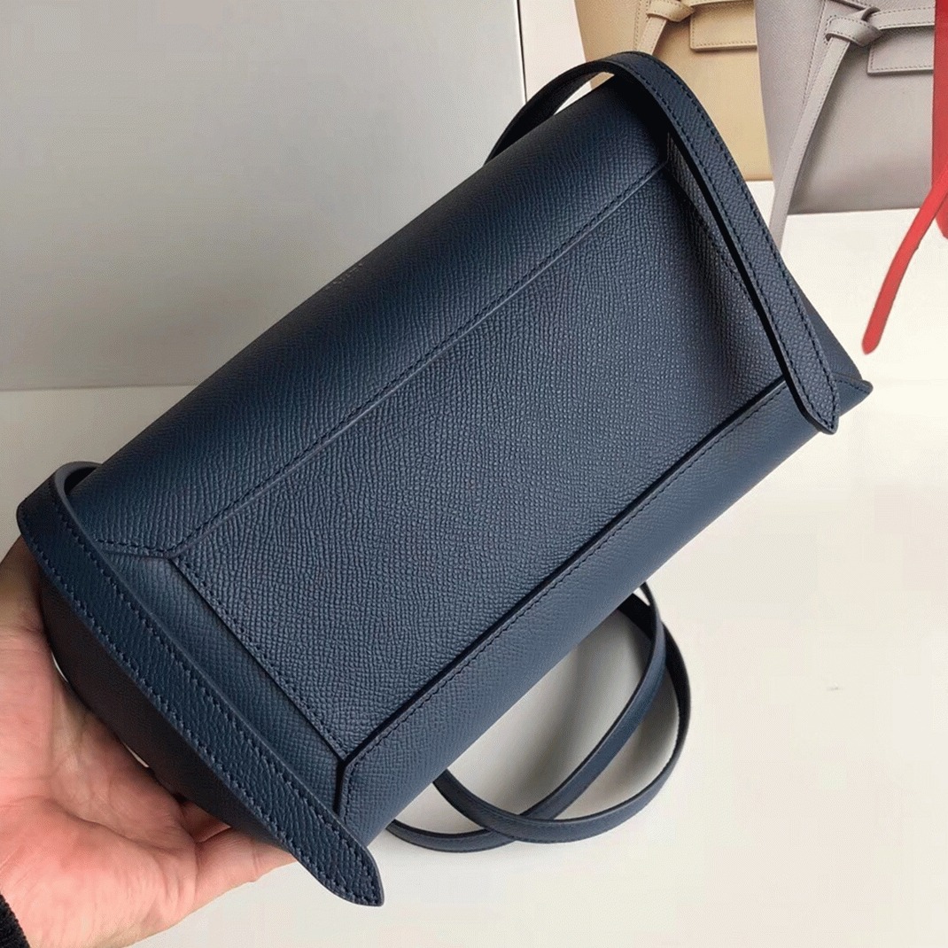 Ce1i*e Micro Belt Bag Knockoff in Navy Blue