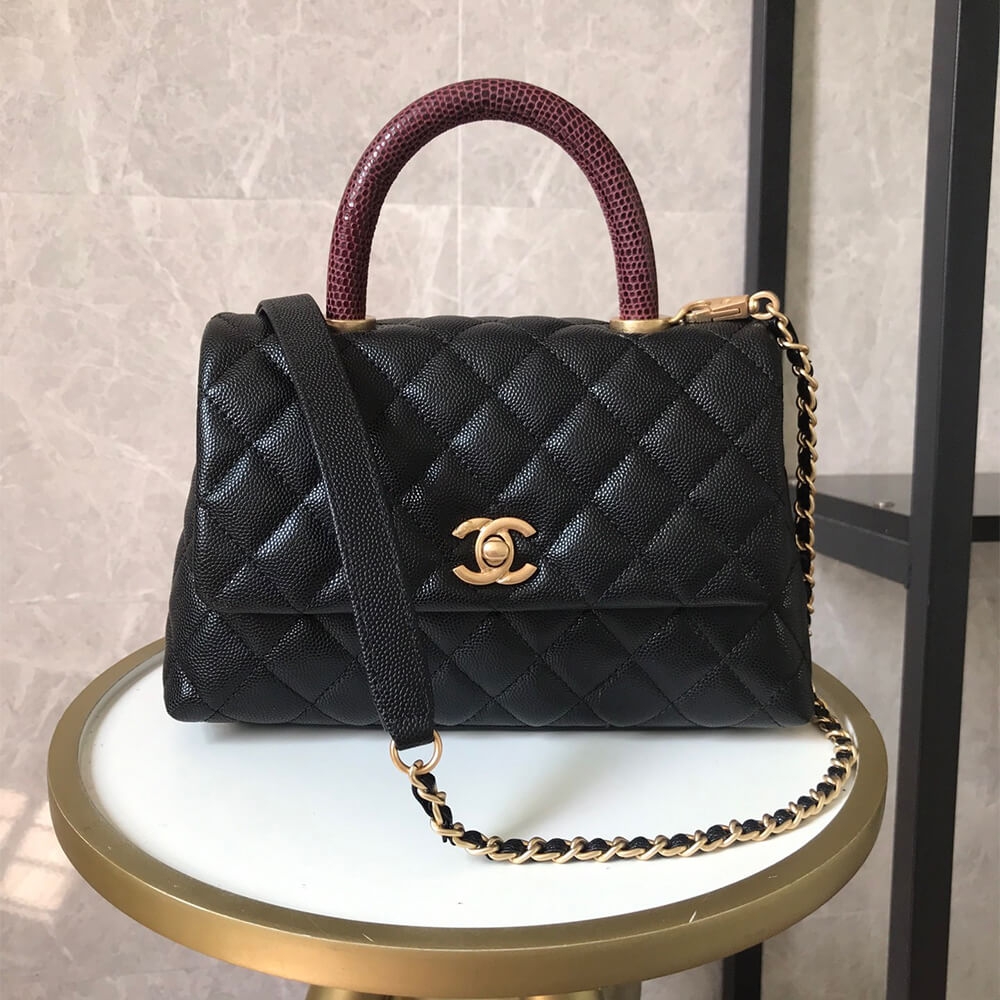 Ch**el Coco handle flap shoulder bag PM