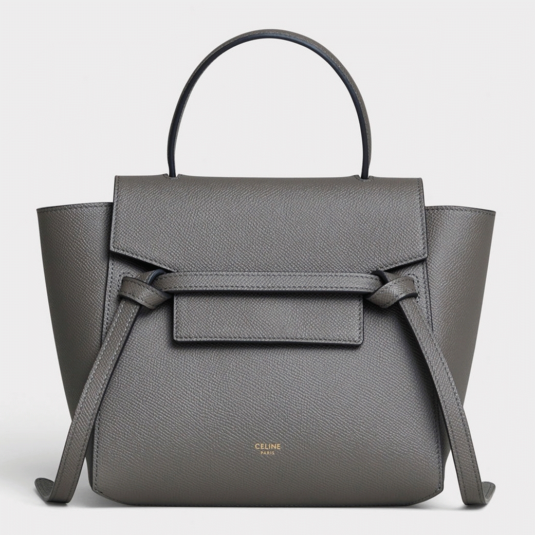 Ce1i*e Belt Nano Bag Fake in Grey