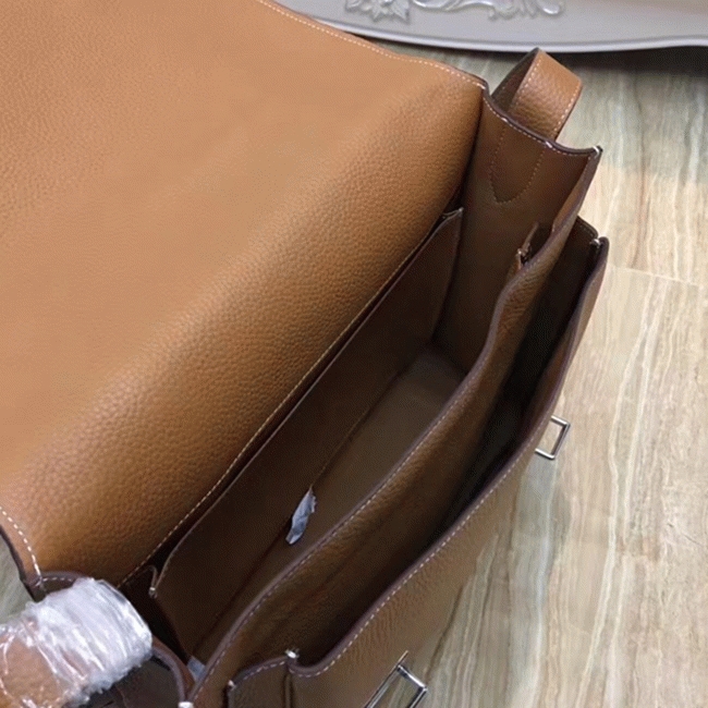 Brown Bicolor Knockoff H**me5 Steve Messenger Bag