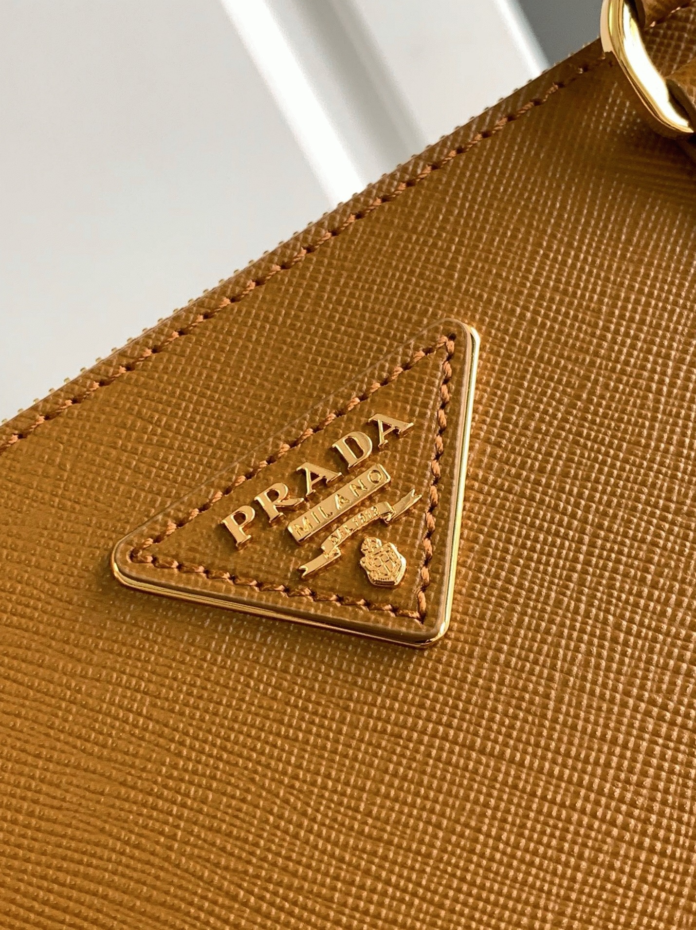 Brown Pra*a Galleria Large Bag Knockoff