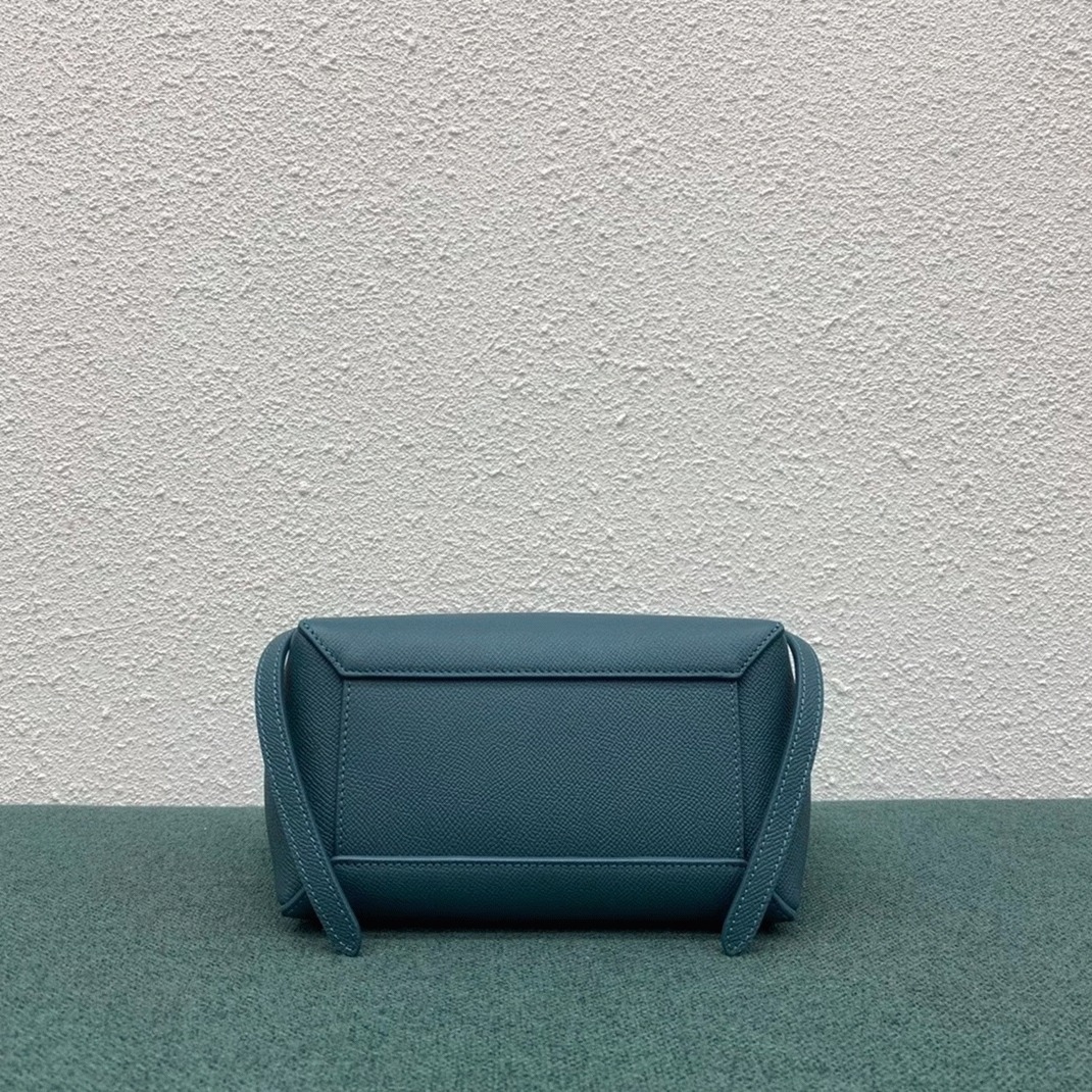 Ce1i*e Belt Nano Bag Imitation in Prussian Blue