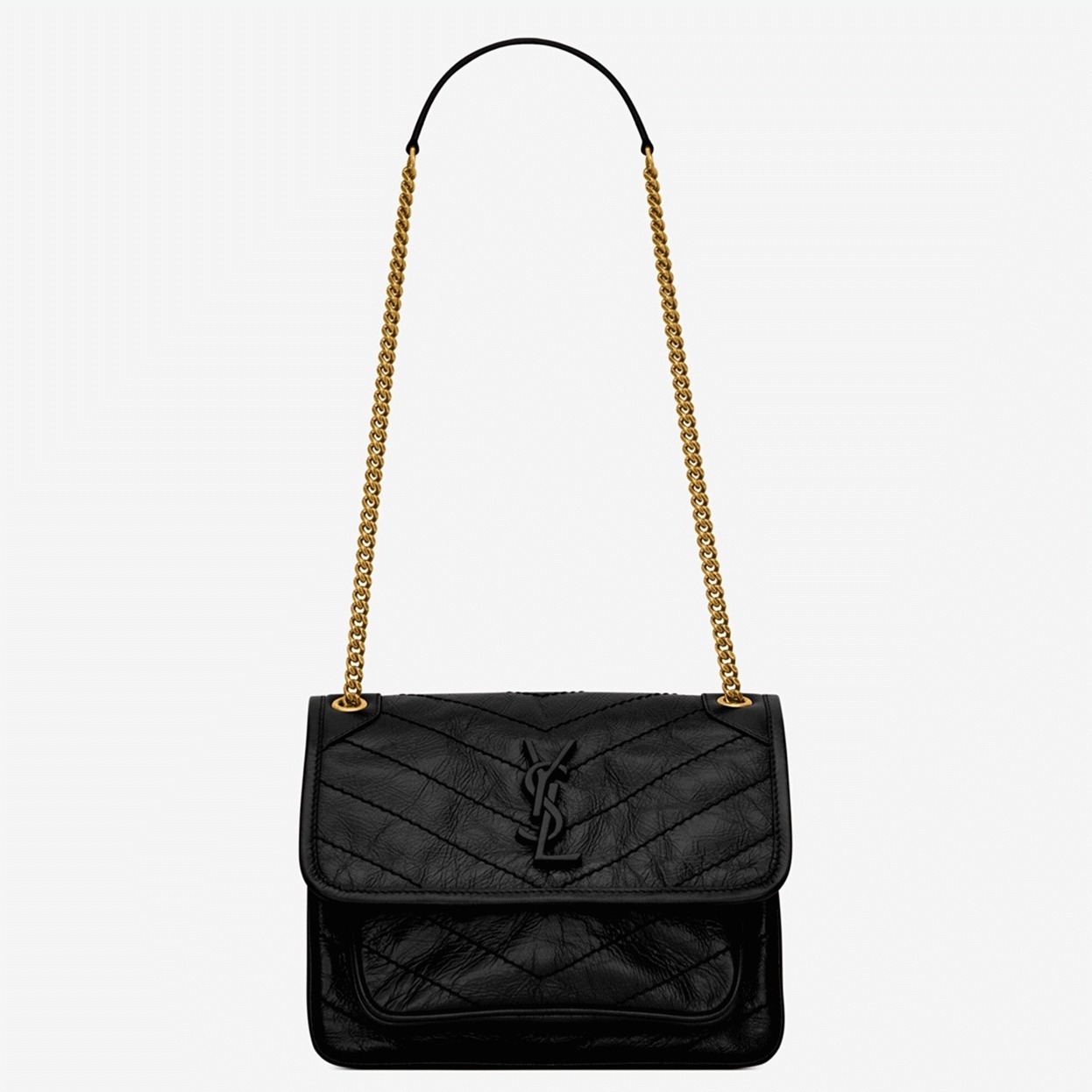 Replica Sa1nt Lau*nt Niki Baby Chain Bag Black