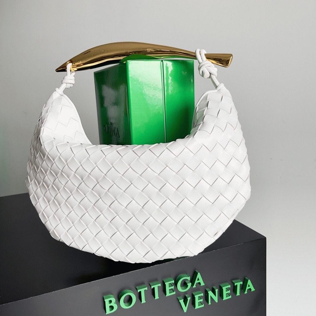 Replica B0tt*ga Ven*ta Sardine Small Bag White
