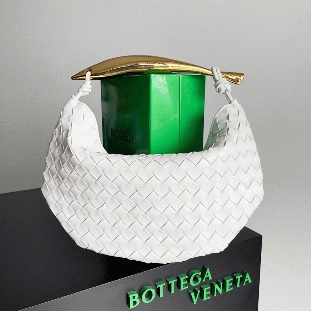 Replica B0tt*ga Ven*ta Sardine Small Bag White