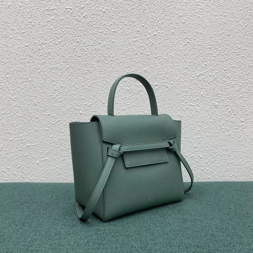 Ce1i*e Belt Nano Bag Fake in Celadon