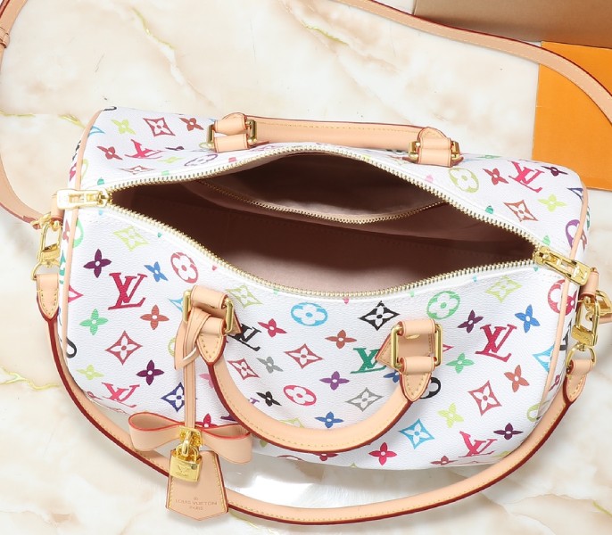 X TM Multicolored Speedy Bandouliere 30 In White
