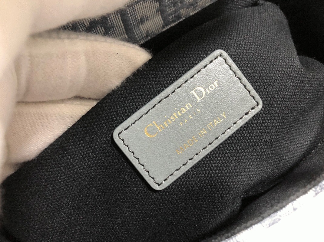 D10r 30 Montaigne East-West Bag with Chain Replica in Black Calfskin