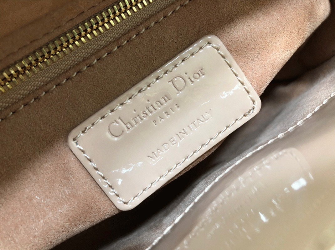 D10r Lady D10r Mini Chain Bag Fake in Nude