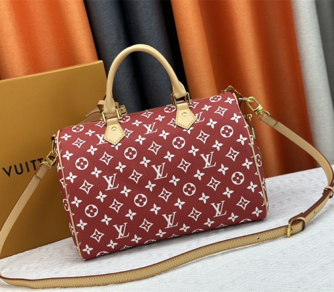 L0vis Vvtt0n Speedy P9 Bandouliere 30 Bag In Red