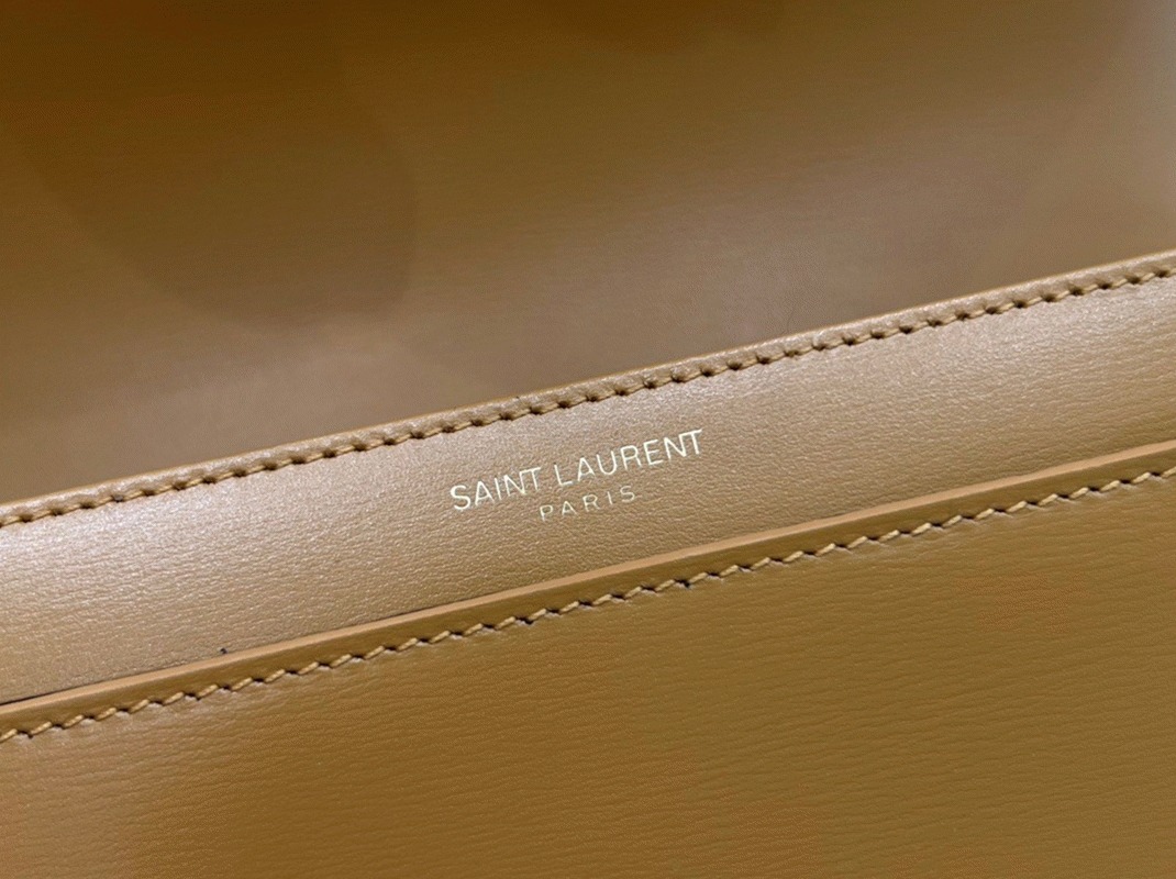 Fake Sa1nt Lau*nt Medium Solferino Bag Camel Calfskin