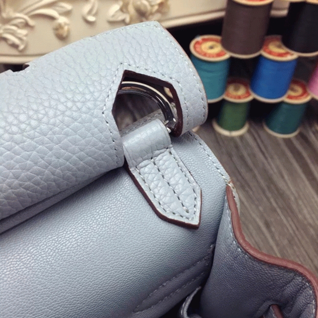 Blue lin fake designer H**me5 Jypsiere 31cm handbag