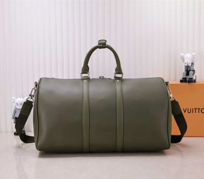 L0vis Vvtt0n Aerogram Keepall Bandouliere 50 Travel Bag In Khaki