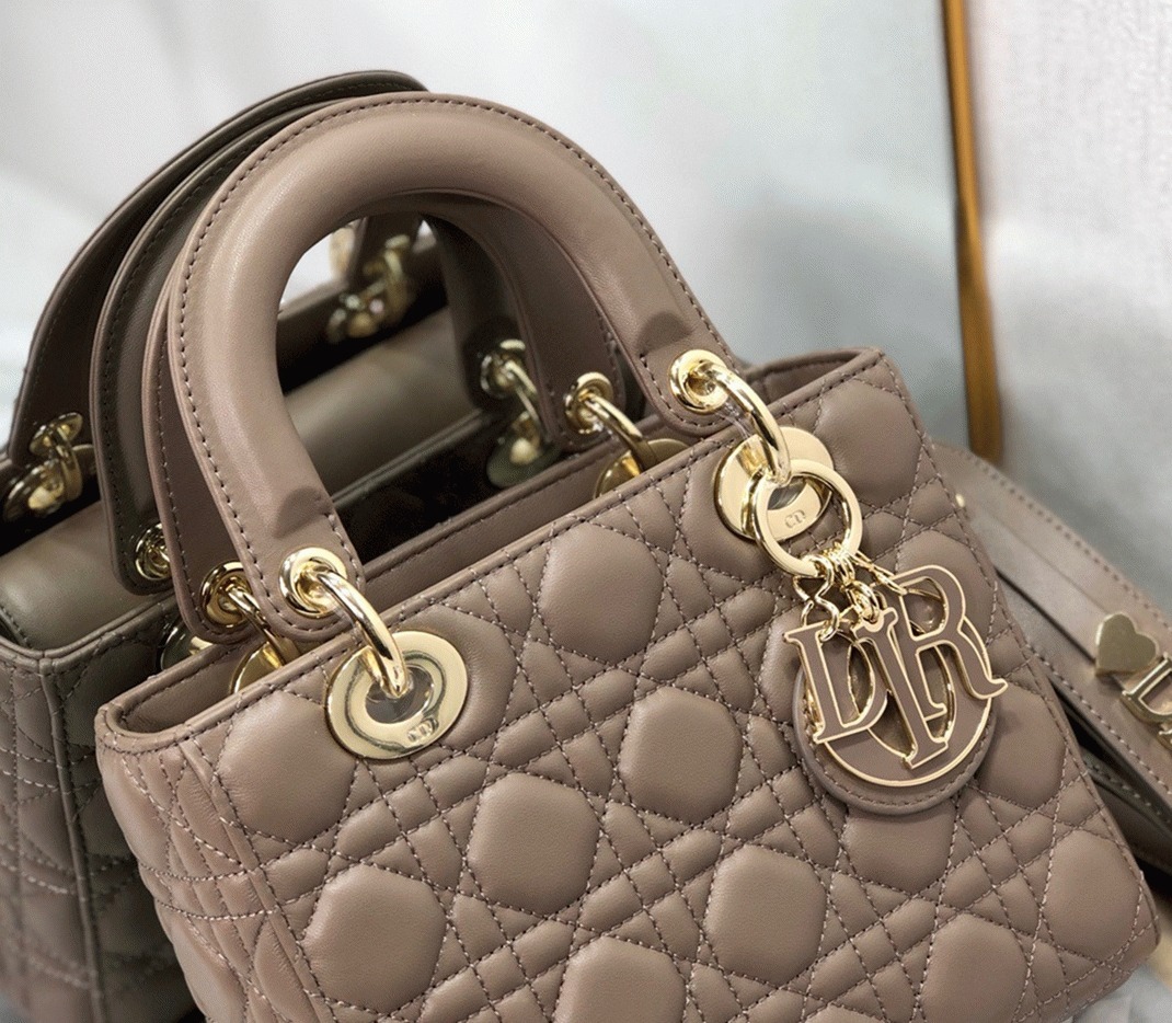 D10r Small Lady D10r My ABCD10r Bag Fake in Warm Taupe
