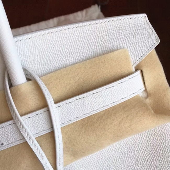 White High Quality Replica H**me5 Birkin 35cm Purse