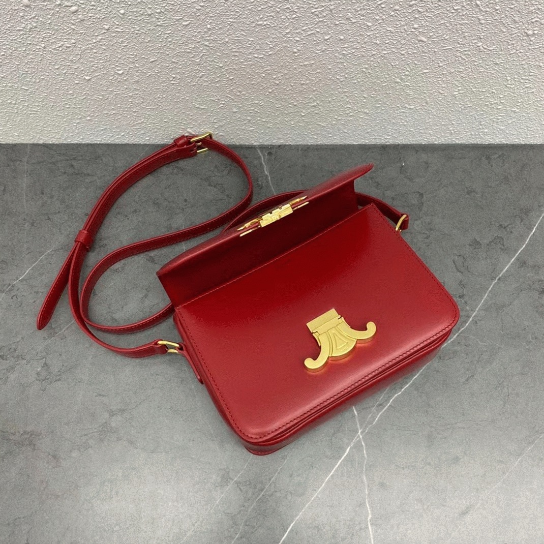 Top Quality Knockoff Ce1i*e Triomphe Teen Bag In Red