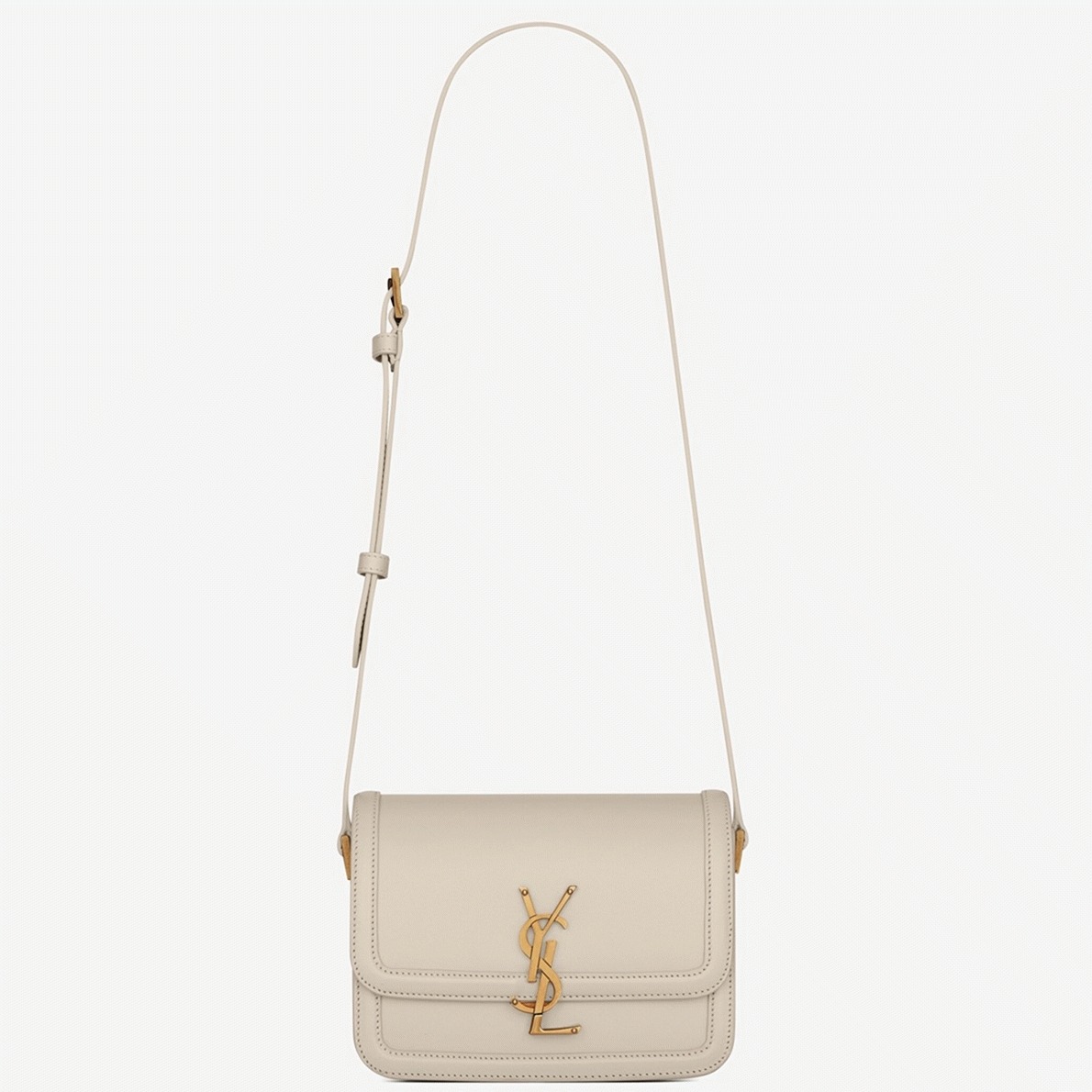 Replica Sa1nt Lau*nt Small Solferino Bag White Calfskin