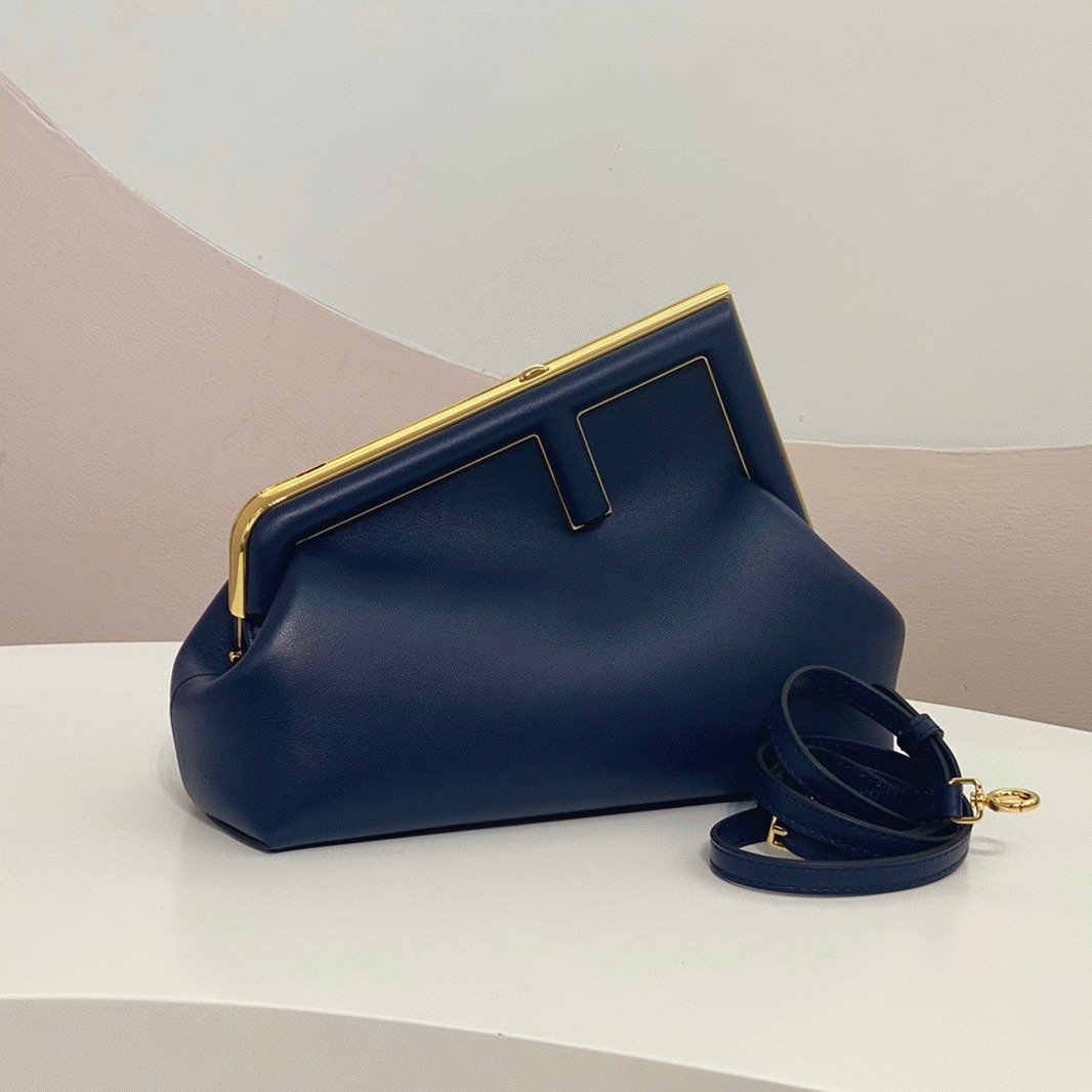 Top Quality Replica F**di First Small Bag In Dark Blue
