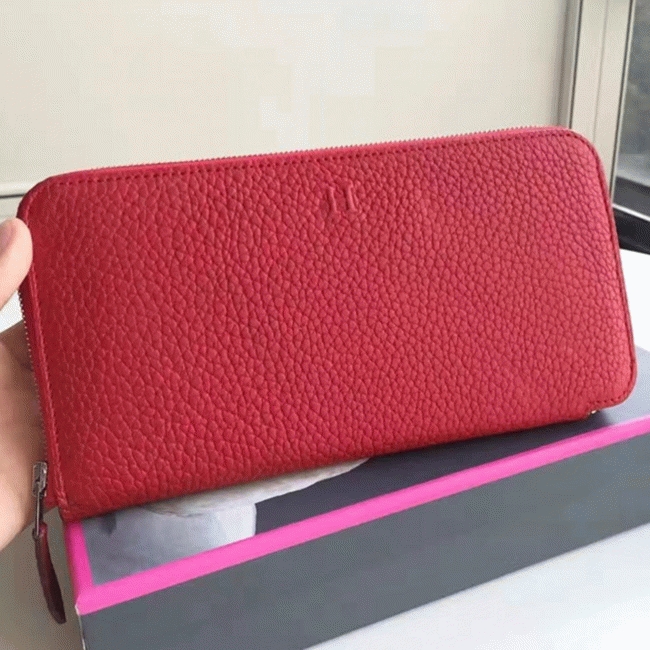 Red Fake H**me5 Wallet Azap Zipped