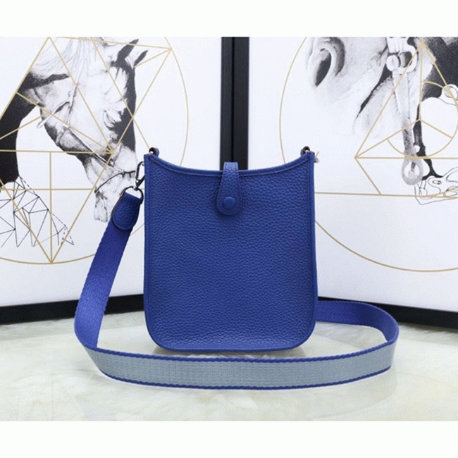 Blue Electric Evelyne II TPM Bag Fake H**me5 Small Shoulder Bag