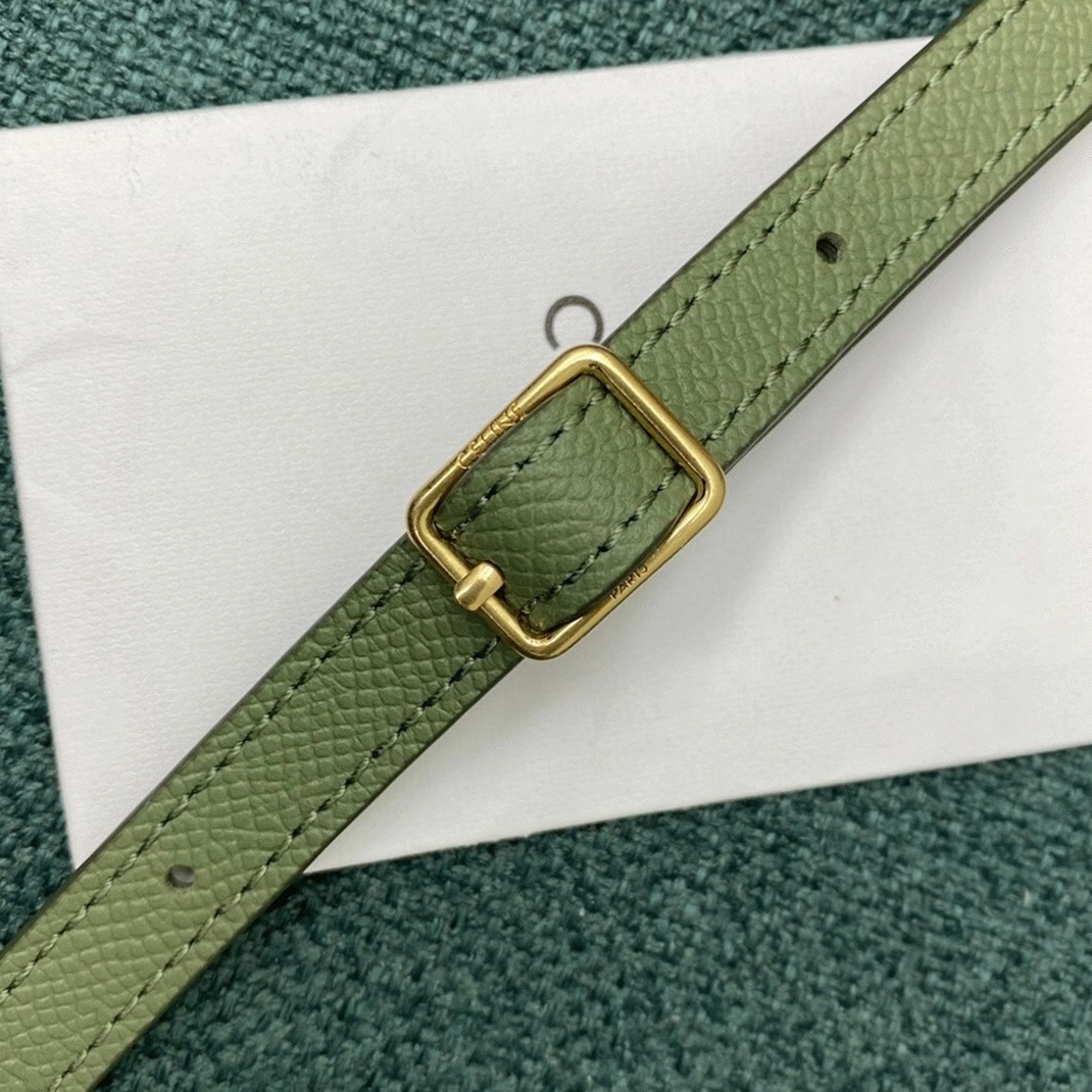 Ce1i*e Belt Nano Bag Knockoff in Light Khaki