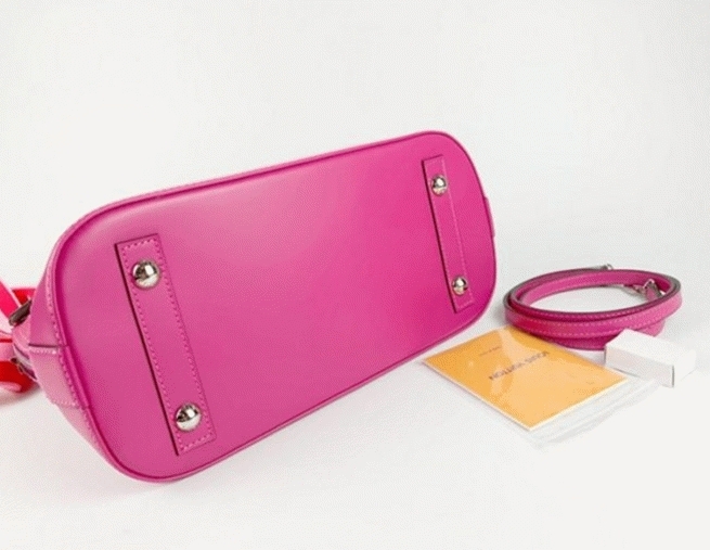 L0vis Vvtt0n Epi Leather Alma PM Handbag In Pondichery Pink With Jacquard Strap