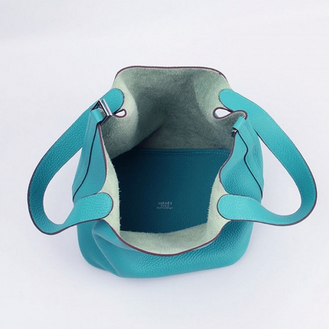 Turquoise replica H**me5 Picotin Lock handbag