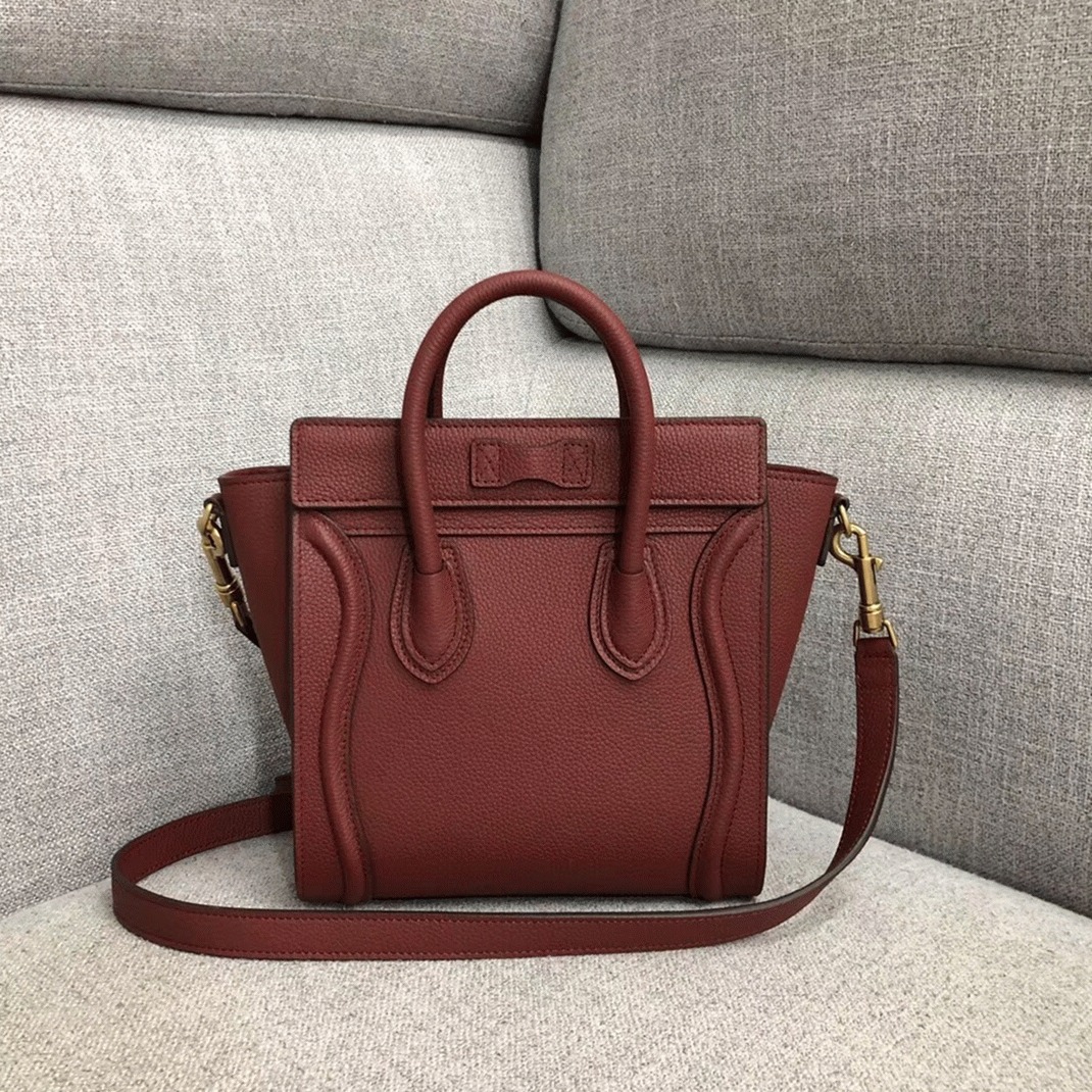 ce1i*e nano lU*gage tote bag fake in ruby