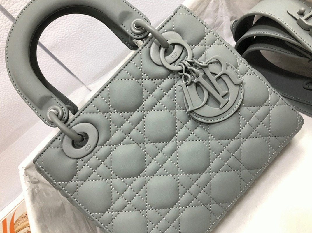 D10r Small Lady D10r My ABCD10r Bag Knockoff in Grey