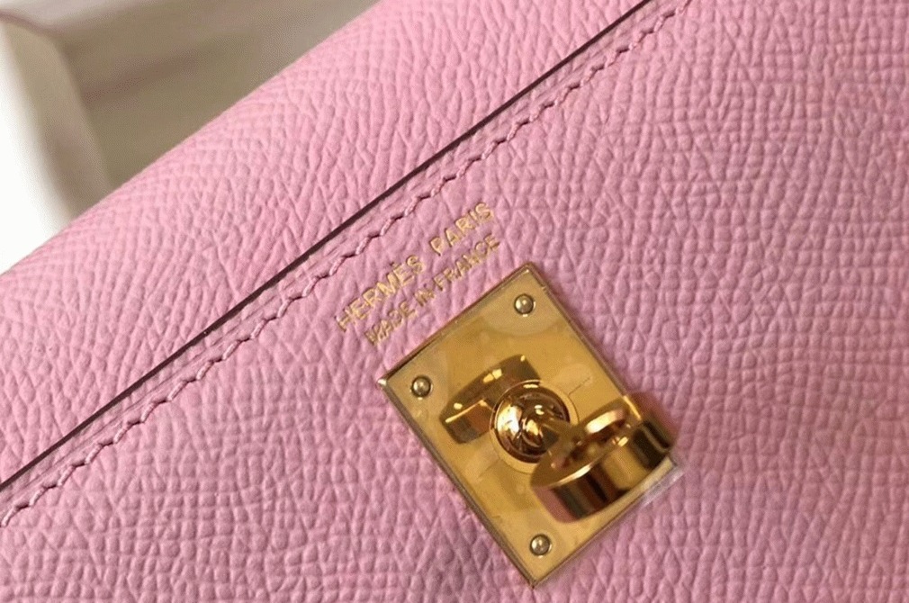 H**me5 Kelly Mini II Bag Fake in Mauve Sylvestre