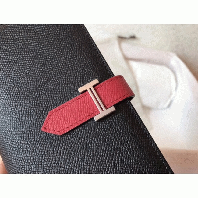 Black Ruby Designer Replica H**me5 Bearn Wallet