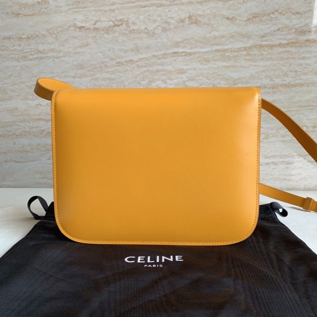 Top Quality Knockoff Ce1i*e Classic Box Medium Bag In Yellow