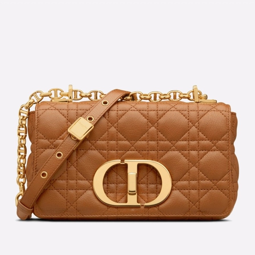 D10r Caro Small Bag Knockoff in Brown