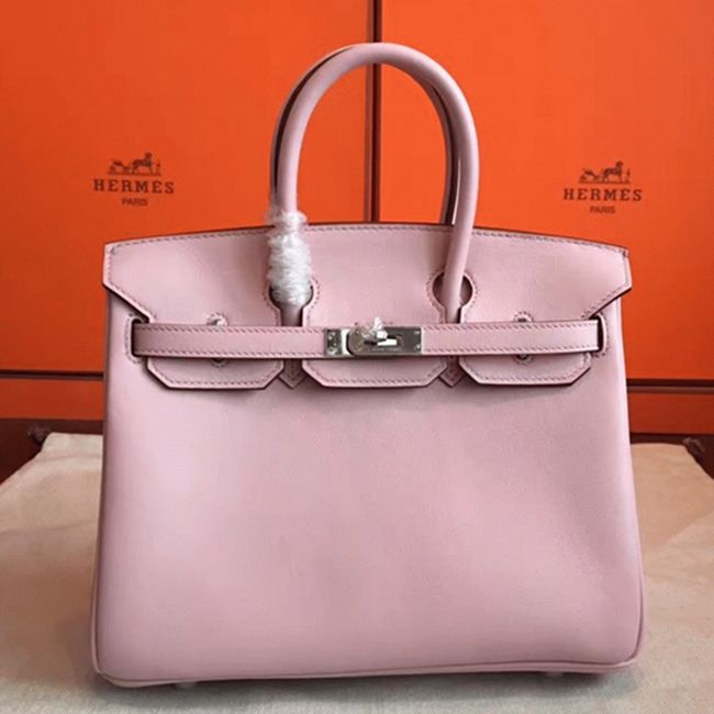H**me5 Birkin 25cm Knockoff in Rose Dragee