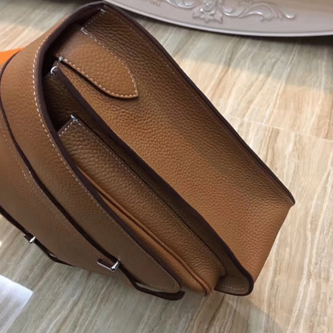 Brown Fake Designer H**me5 Steve Messenger Bag