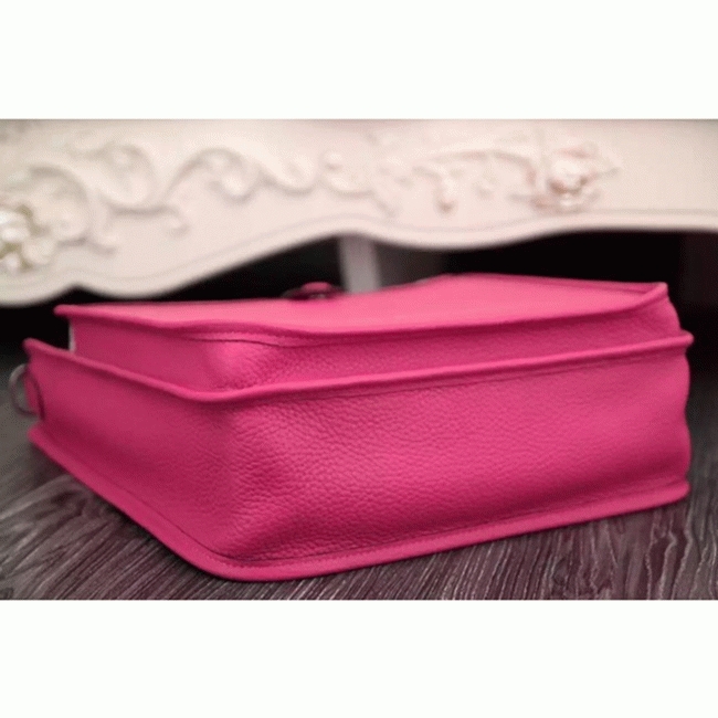 Rose Red Evelyne III PM Bag Replica AAA H**me5 Statement Crossbody