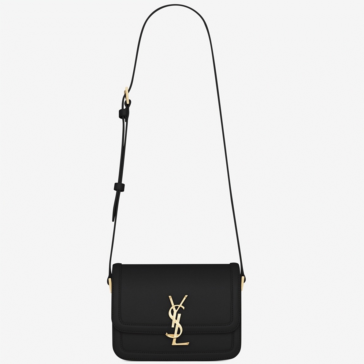 Replica Sa1nt Lau*nt Small Solferino Bag Black Calfskin