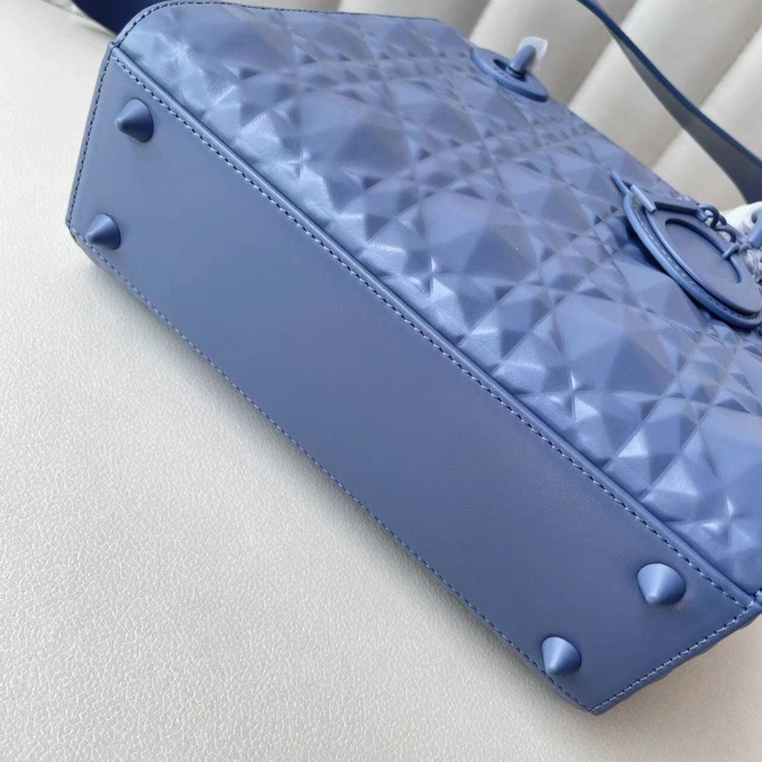 d10r small lady d10r my abcd10r bag replica in De*1m calfskin with d1am0nd motif