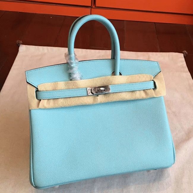 Blue Atoll H**me5 Birkin 25CM High-End Replica
