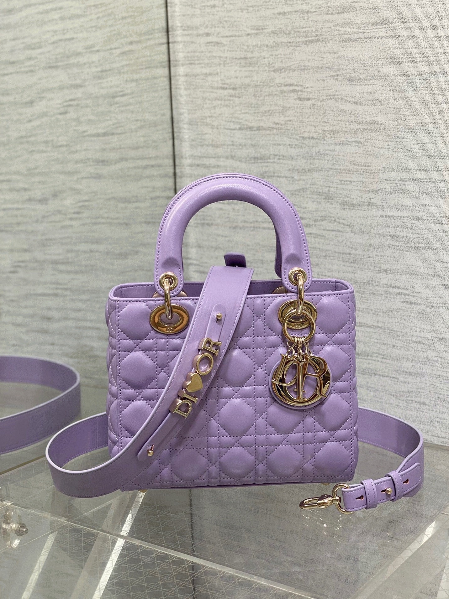 D10r Small Lady D10r My ABCD10r Bag Knockoff in Lilas