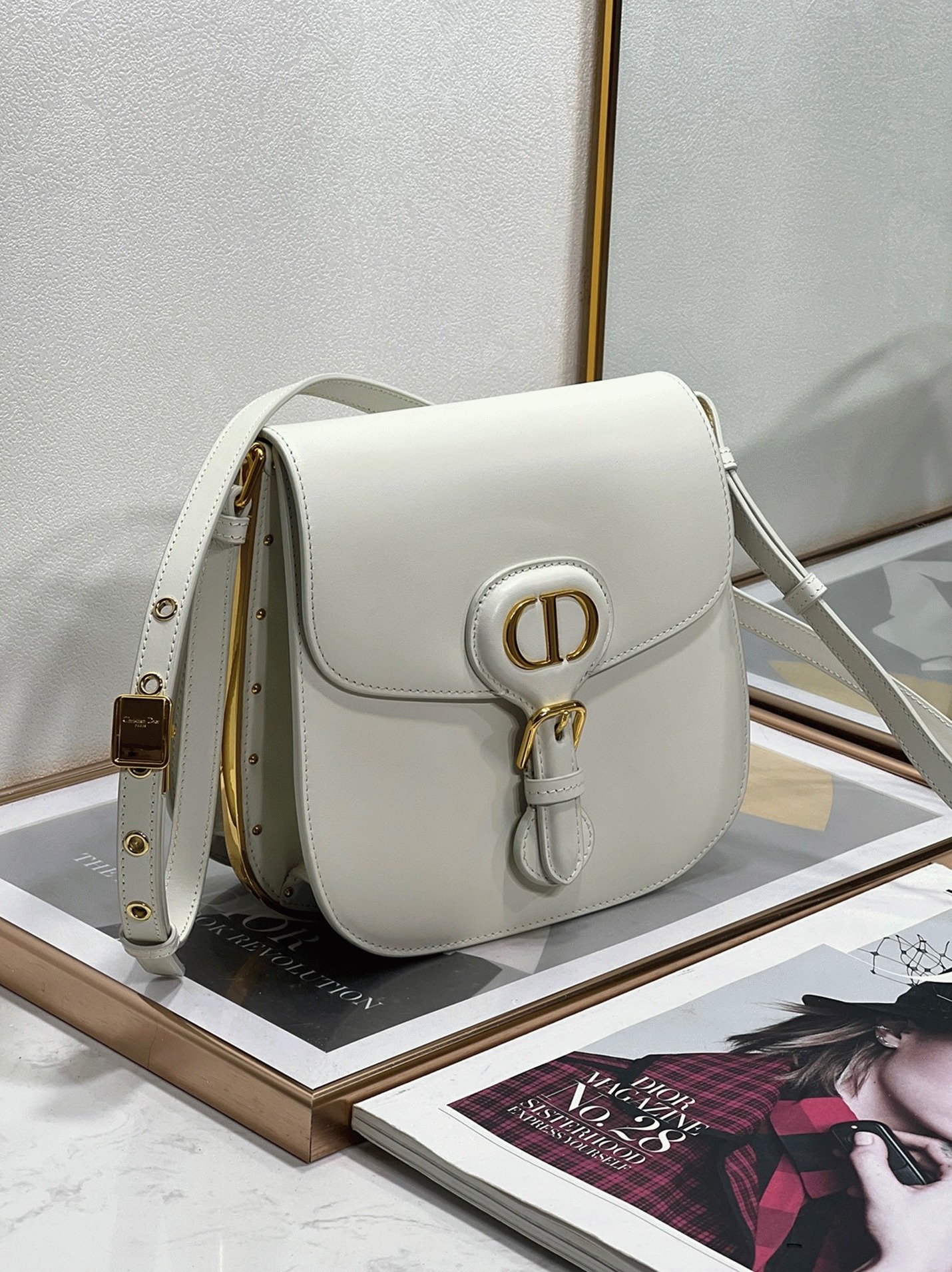 D10r Bobby Frame Bag Replica in White