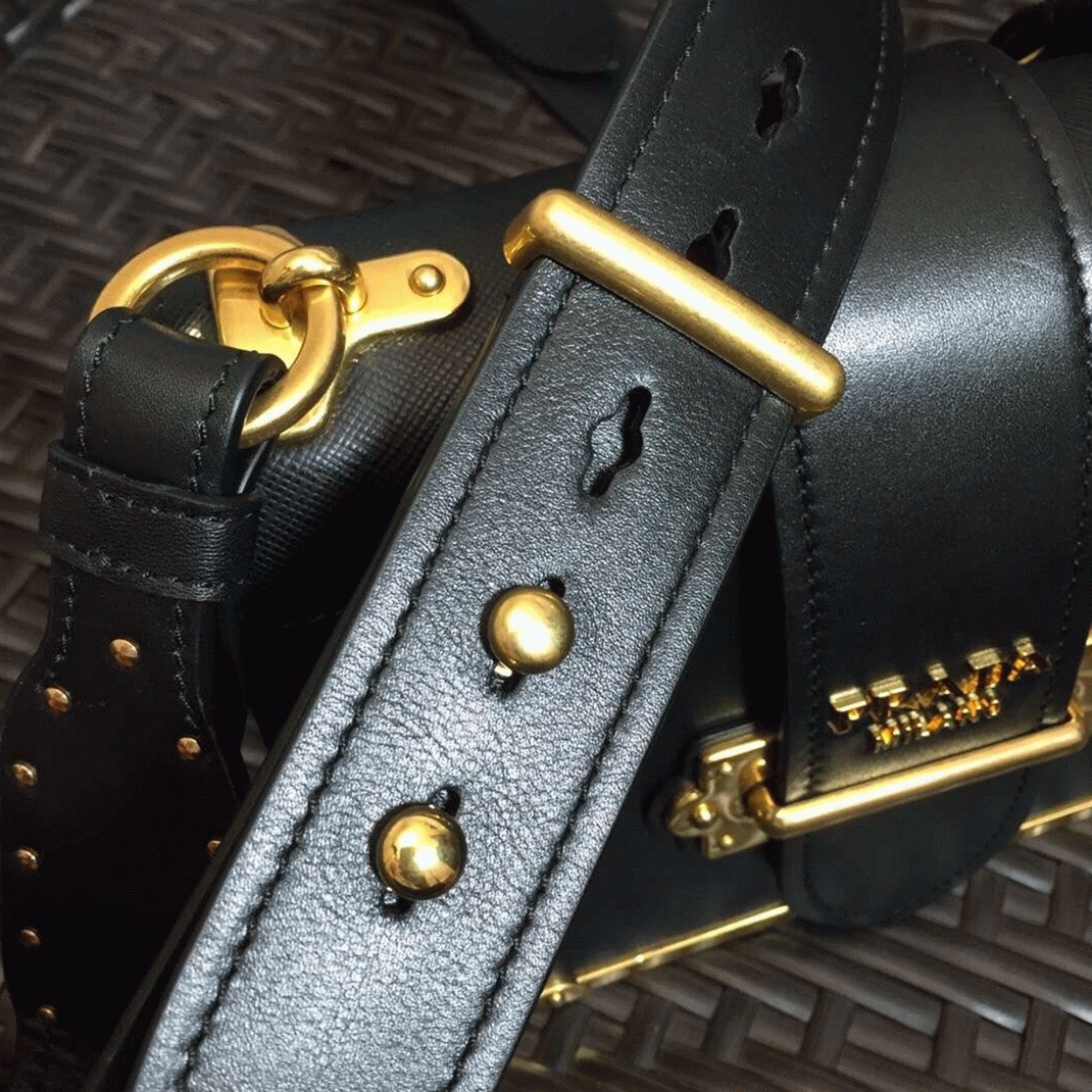 Black Pra*a Cahier Shoulder Bag Replica