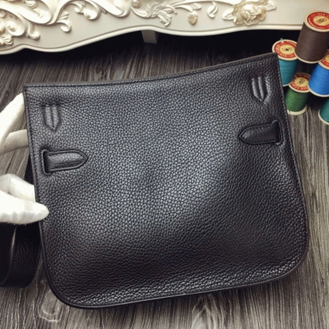 Black knockoff H**me5 Jypsiere 34cm handbag
