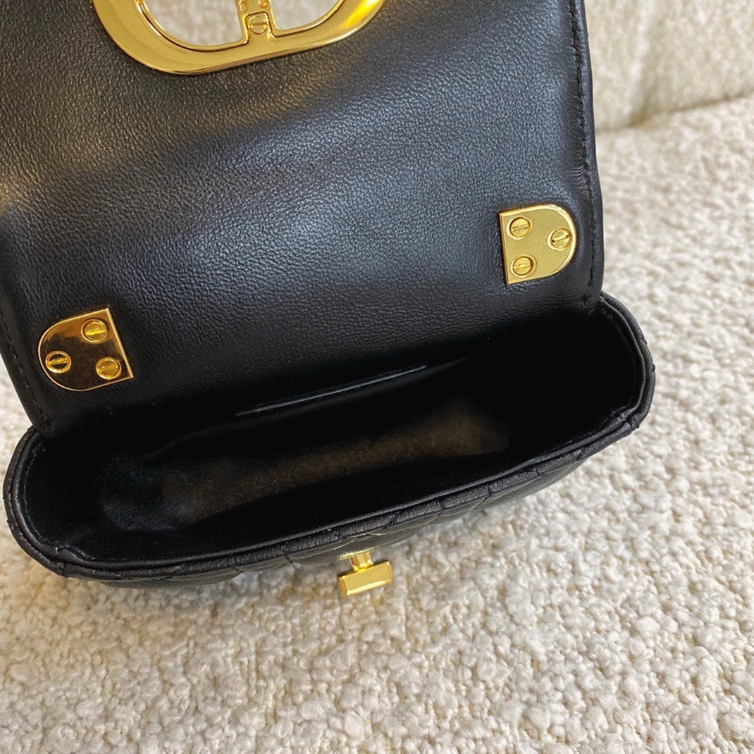 D10r Caro Micro Bag Knockoff in Black