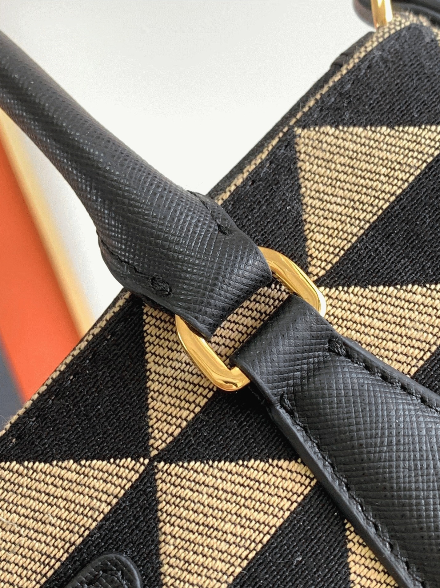 Pra*a Galleria Small Bag Replica in Jacquard Fabric