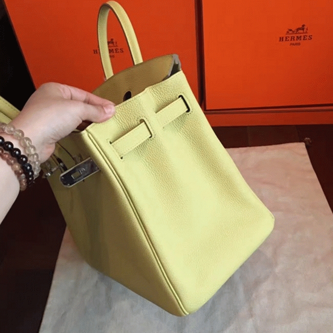 Curry Color Designer Imitation H**me5 Birkin 35cm Bag