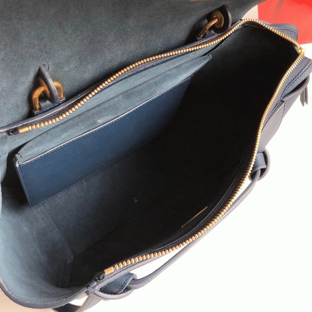 Ce1i*e Micro Belt Bag Knockoff in Navy Blue