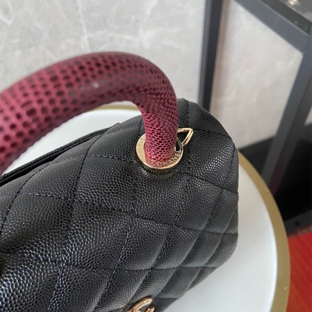 Ch**el Coco handle flap shoulder bag Mini