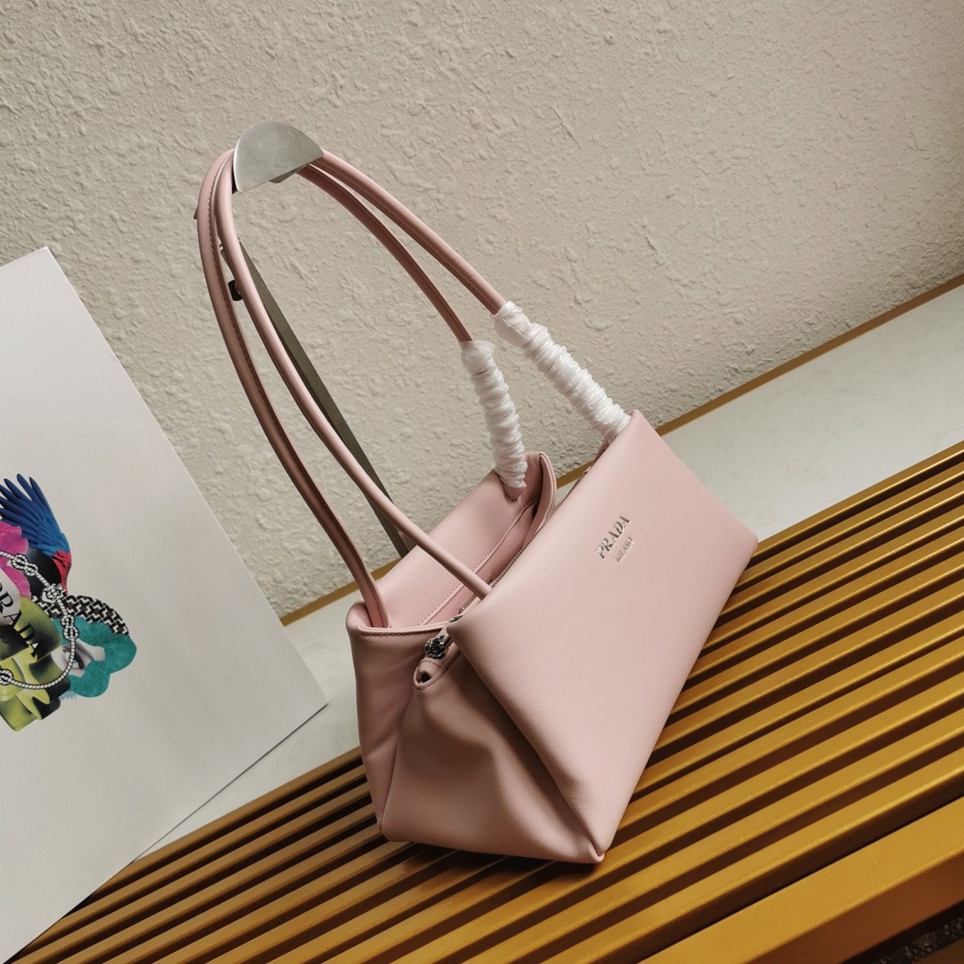Pra*a S*pernova Small Shoulder Bag Fake in Pink