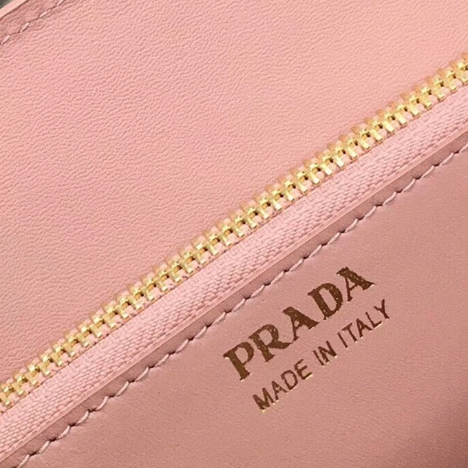 Pink Pra*a Monochrome Mini Bag Fake Version